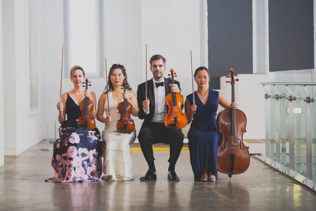 The Vida Strings Quartet: Atchley, Wang, Hermsen and Lee