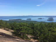 Bar Harbor, Maine, viewed from Acadia National Park